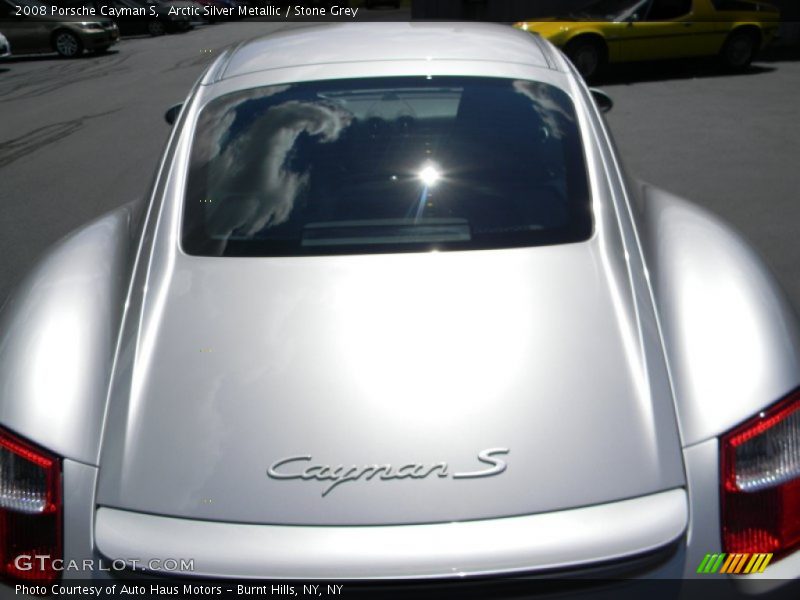 Arctic Silver Metallic / Stone Grey 2008 Porsche Cayman S