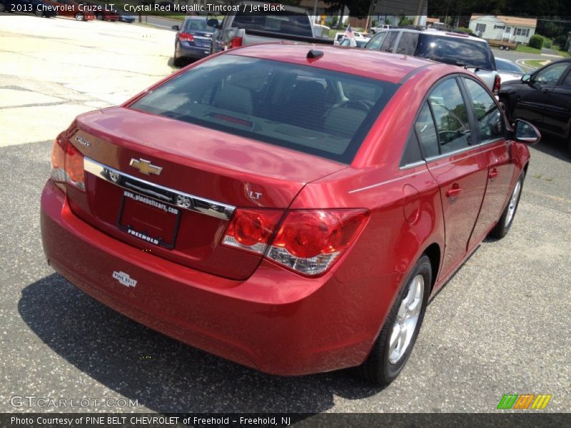 Crystal Red Metallic Tintcoat / Jet Black 2013 Chevrolet Cruze LT
