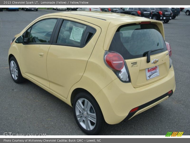Lemonade (Yellow) / Yellow/Yellow 2013 Chevrolet Spark LT