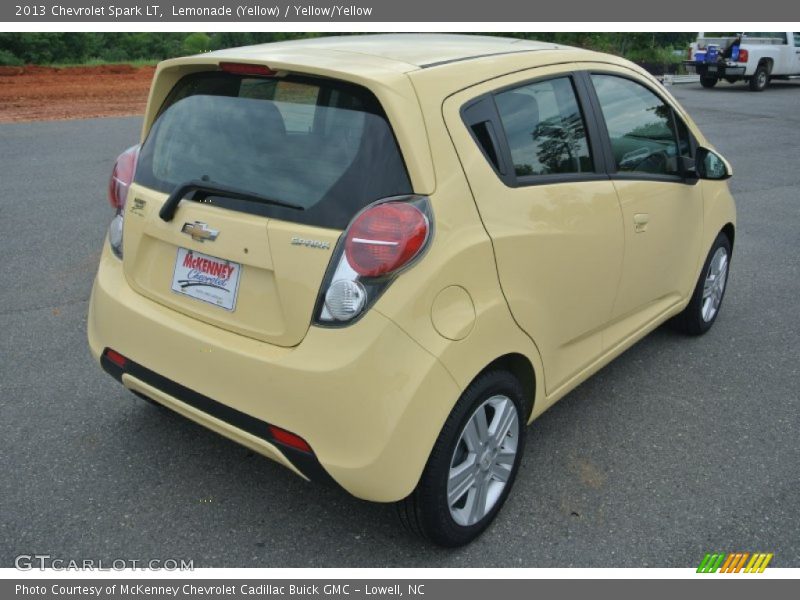 Lemonade (Yellow) / Yellow/Yellow 2013 Chevrolet Spark LT