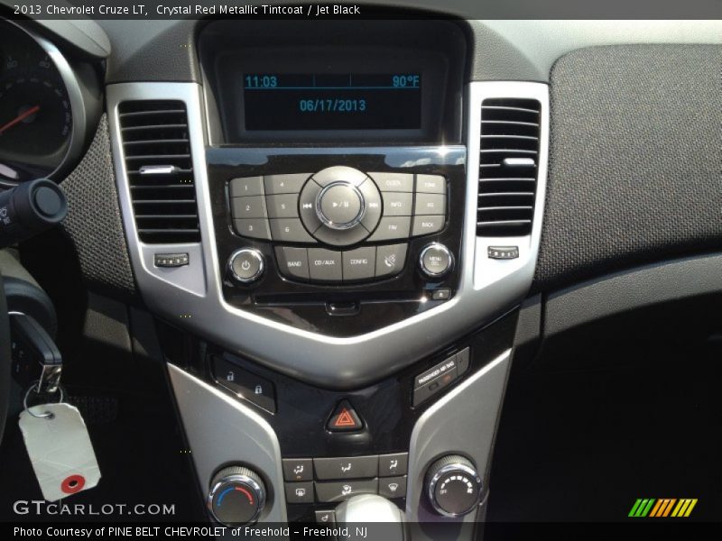Crystal Red Metallic Tintcoat / Jet Black 2013 Chevrolet Cruze LT