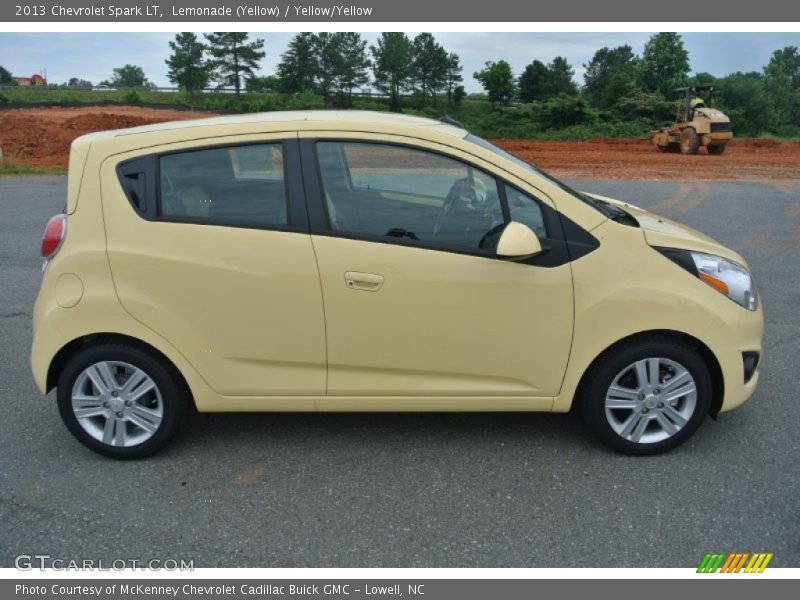 Lemonade (Yellow) / Yellow/Yellow 2013 Chevrolet Spark LT