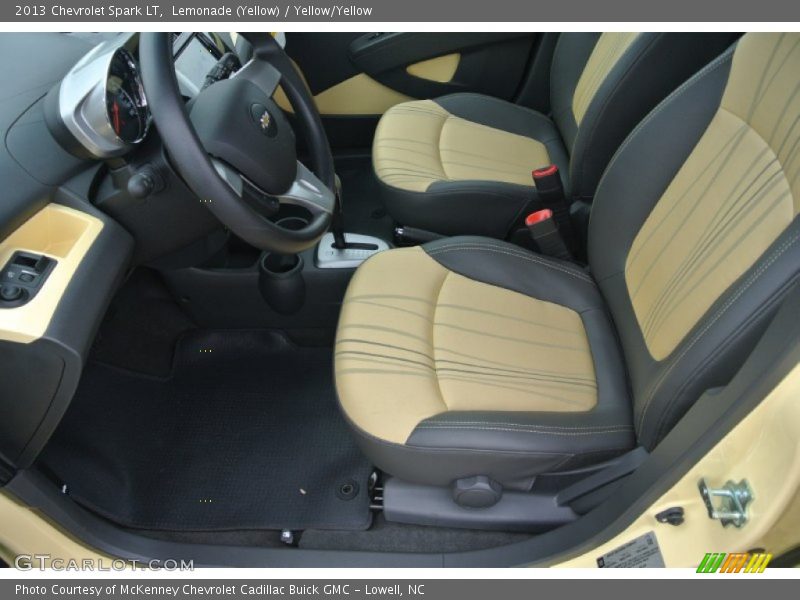 Front Seat of 2013 Spark LT
