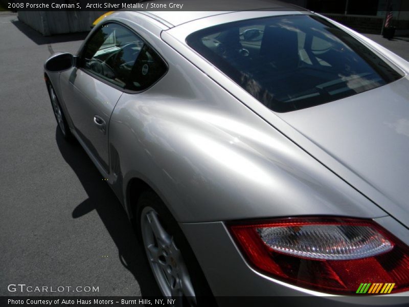 Arctic Silver Metallic / Stone Grey 2008 Porsche Cayman S
