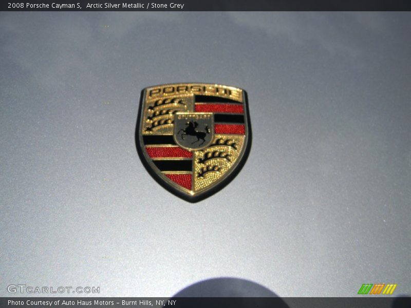 Arctic Silver Metallic / Stone Grey 2008 Porsche Cayman S