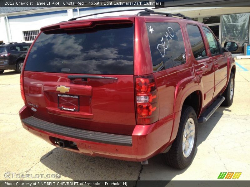 Crystal Red Tintcoat / Light Cashmere/Dark Cashmere 2013 Chevrolet Tahoe LT 4x4