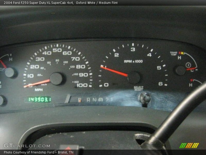  2004 F250 Super Duty XL SuperCab 4x4 XL SuperCab 4x4 Gauges