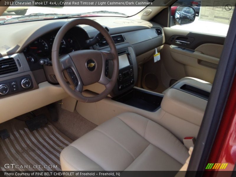 Crystal Red Tintcoat / Light Cashmere/Dark Cashmere 2013 Chevrolet Tahoe LT 4x4