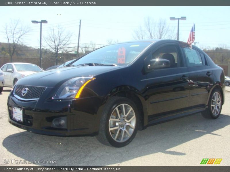 Super Black / SE-R Charcoal 2008 Nissan Sentra SE-R