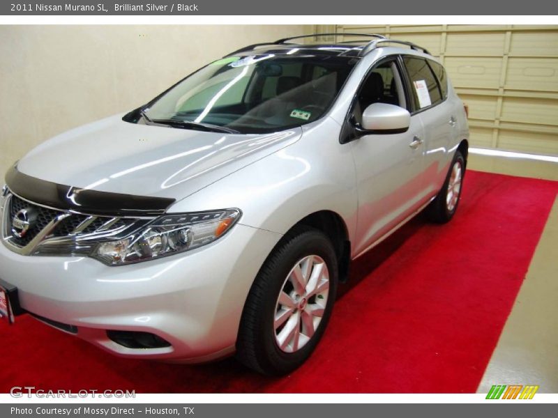 Brilliant Silver / Black 2011 Nissan Murano SL