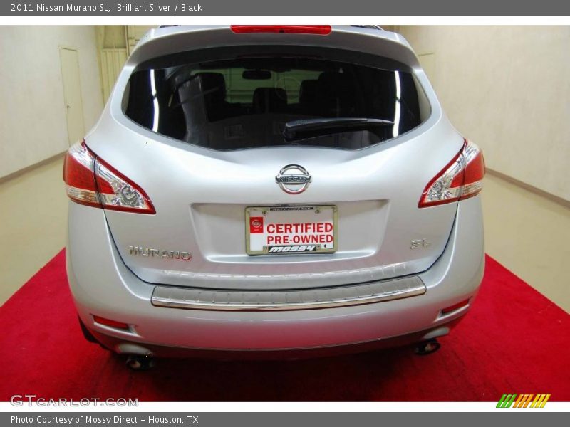 Brilliant Silver / Black 2011 Nissan Murano SL