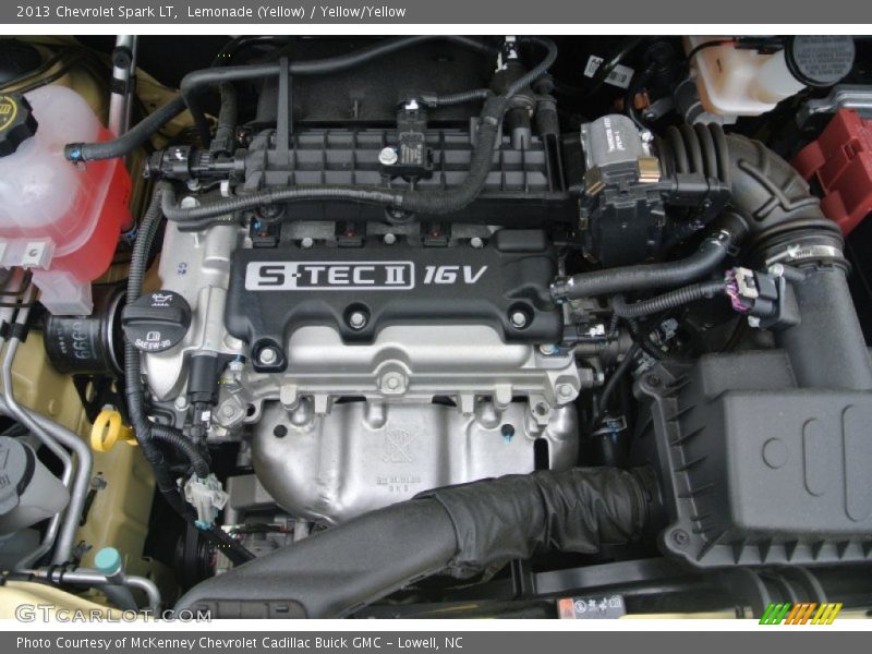  2013 Spark LT Engine - 1.2 Liter DOHC 16-Valve VVT S-TEC II 4 Cylinder