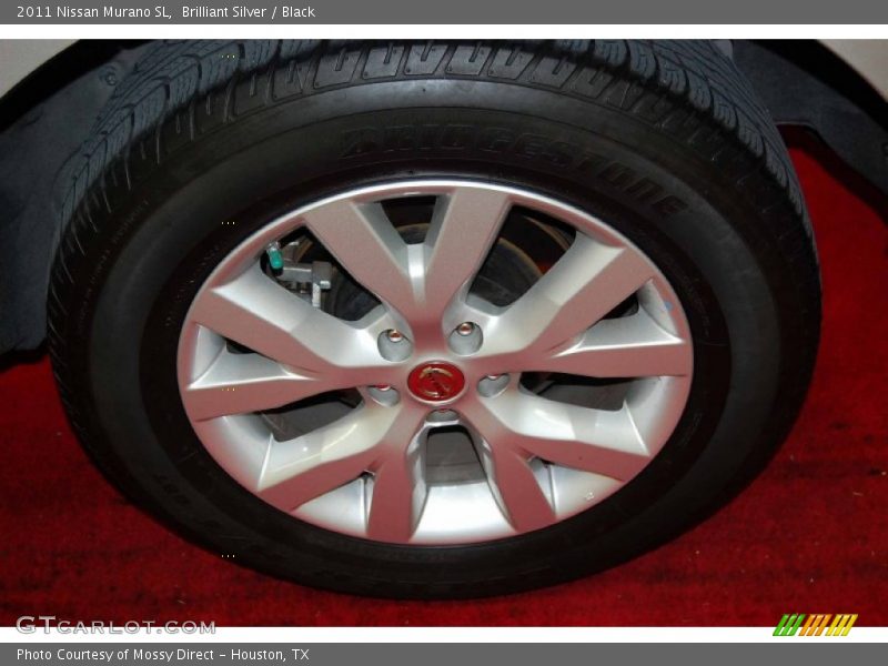 Brilliant Silver / Black 2011 Nissan Murano SL