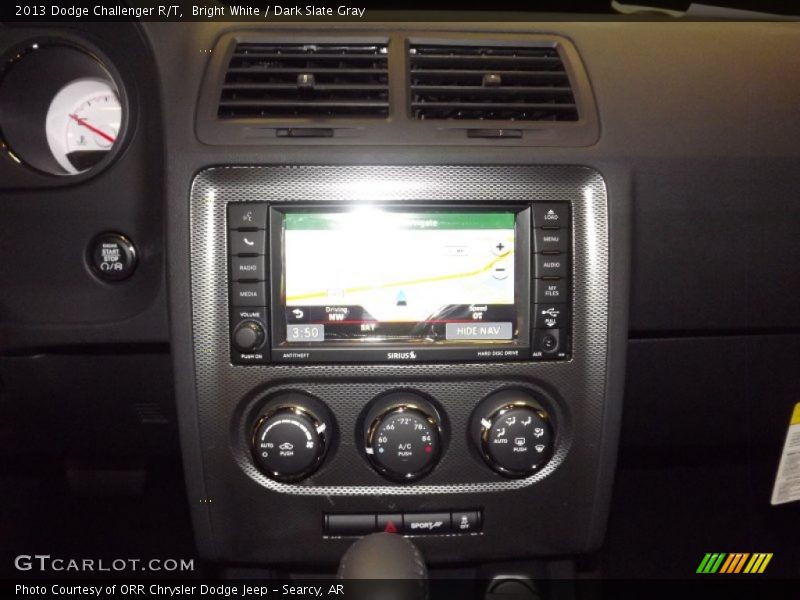 Bright White / Dark Slate Gray 2013 Dodge Challenger R/T