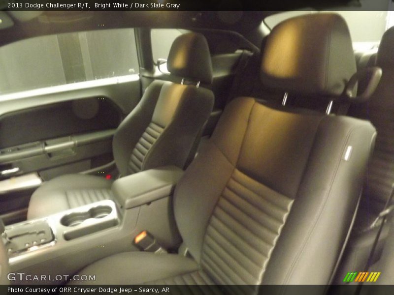 Bright White / Dark Slate Gray 2013 Dodge Challenger R/T