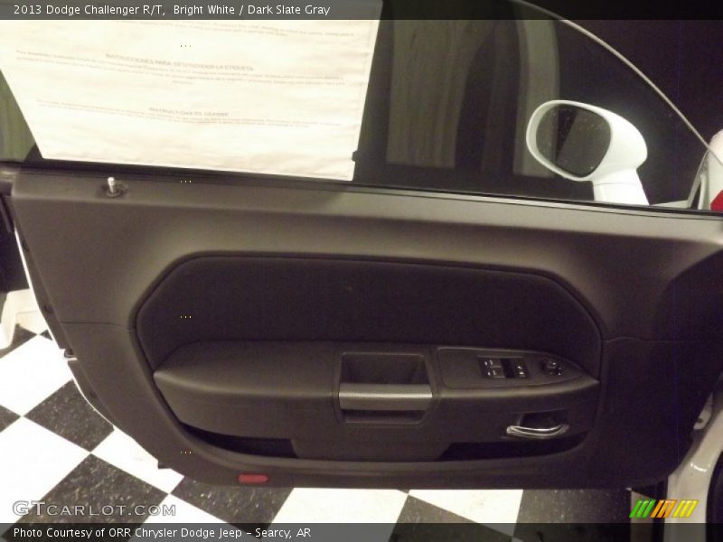 Bright White / Dark Slate Gray 2013 Dodge Challenger R/T