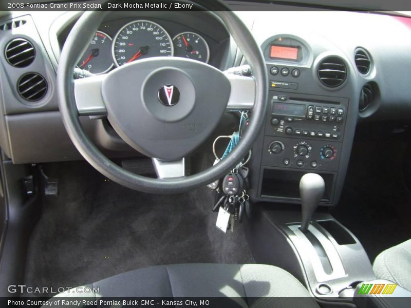 Dark Mocha Metallic / Ebony 2008 Pontiac Grand Prix Sedan