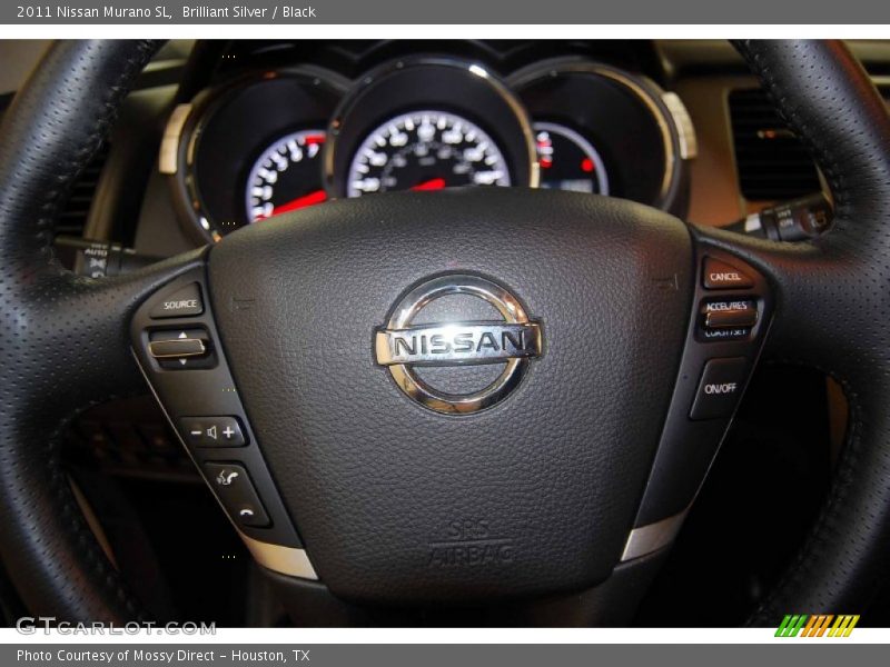 Brilliant Silver / Black 2011 Nissan Murano SL