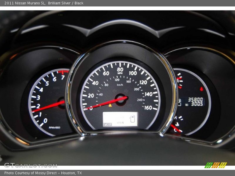 Brilliant Silver / Black 2011 Nissan Murano SL