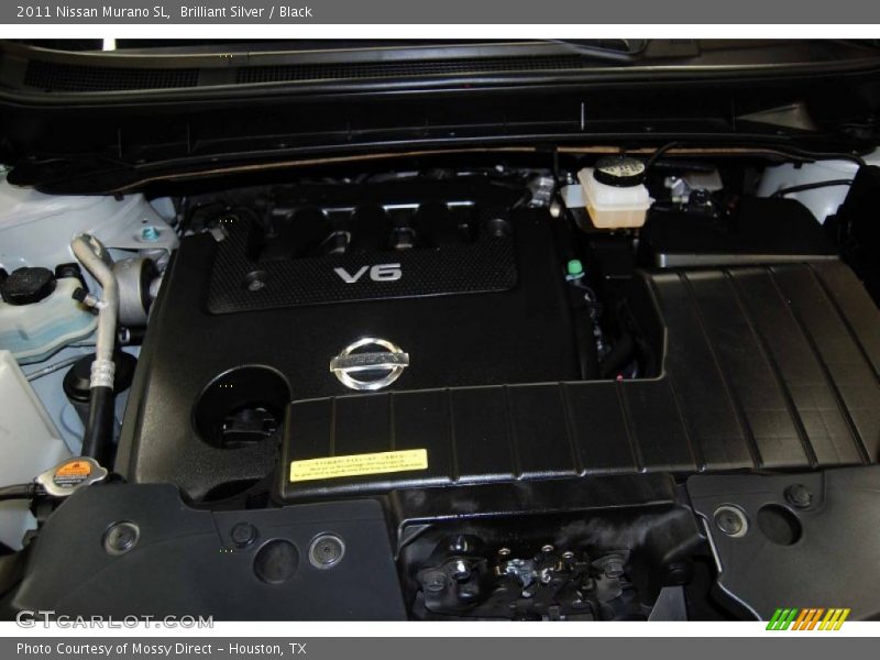 Brilliant Silver / Black 2011 Nissan Murano SL