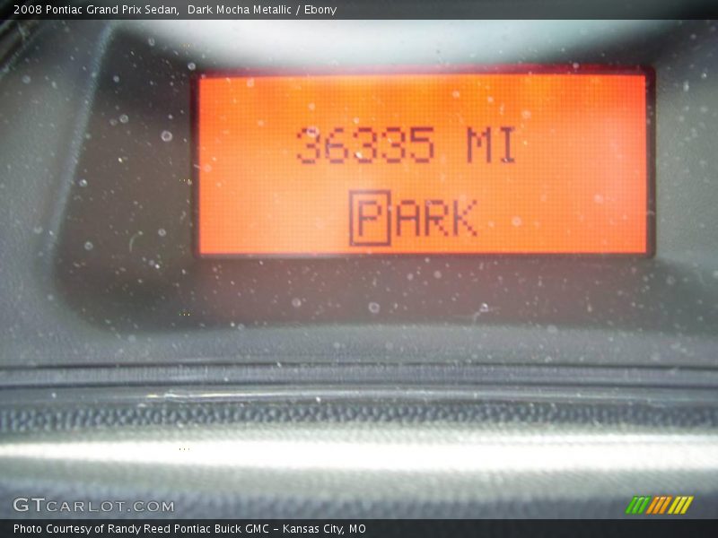 Dark Mocha Metallic / Ebony 2008 Pontiac Grand Prix Sedan