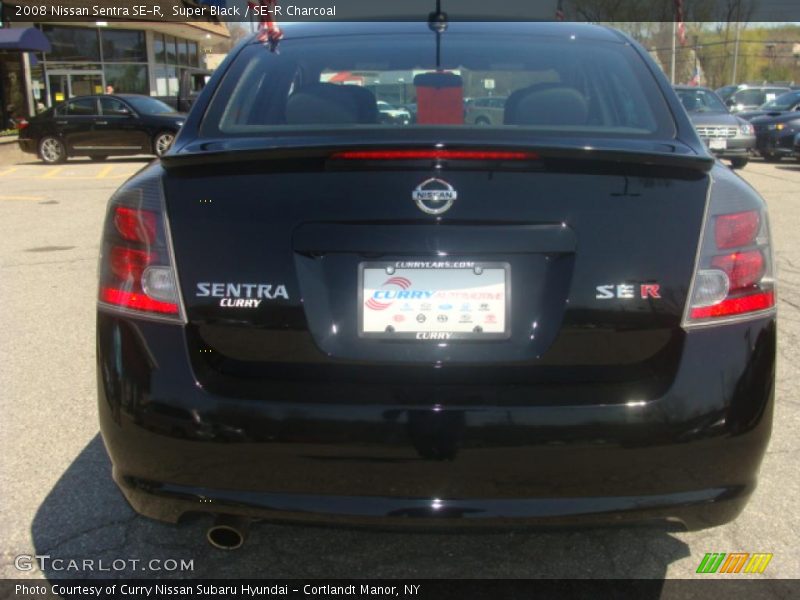 Super Black / SE-R Charcoal 2008 Nissan Sentra SE-R
