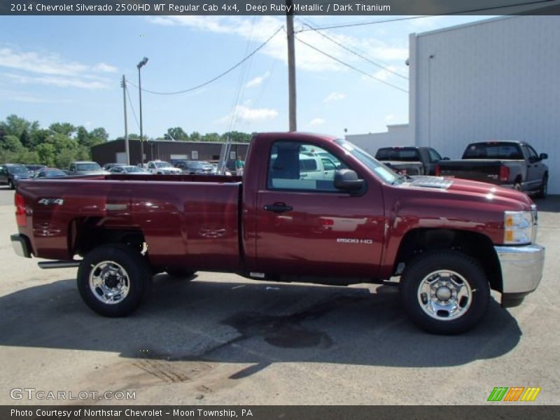Deep Ruby Metallic / Dark Titanium 2014 Chevrolet Silverado 2500HD WT Regular Cab 4x4