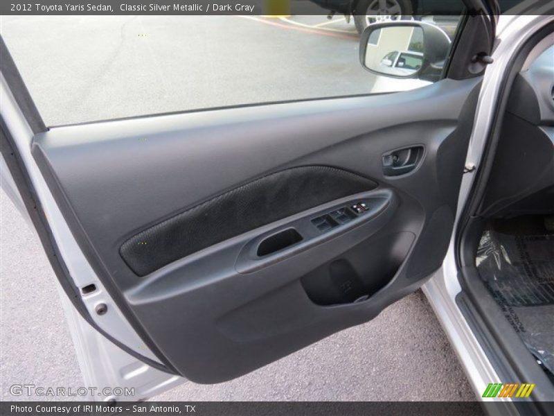 Classic Silver Metallic / Dark Gray 2012 Toyota Yaris Sedan