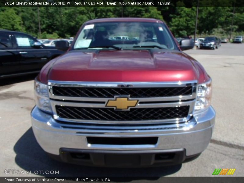  2014 Silverado 2500HD WT Regular Cab 4x4 Deep Ruby Metallic