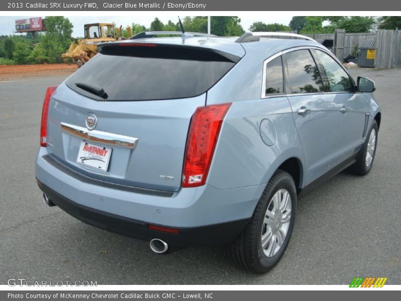 Glacier Blue Metallic / Ebony/Ebony 2013 Cadillac SRX Luxury FWD