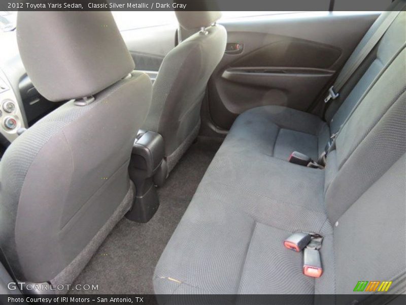 Classic Silver Metallic / Dark Gray 2012 Toyota Yaris Sedan