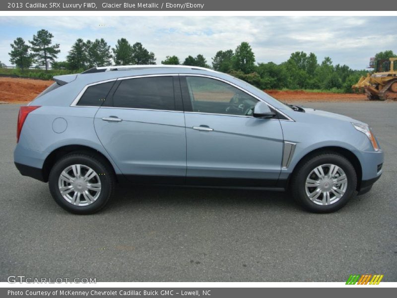 Glacier Blue Metallic / Ebony/Ebony 2013 Cadillac SRX Luxury FWD