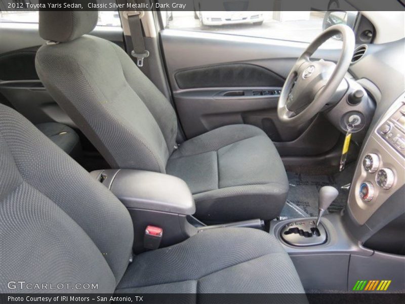 Classic Silver Metallic / Dark Gray 2012 Toyota Yaris Sedan