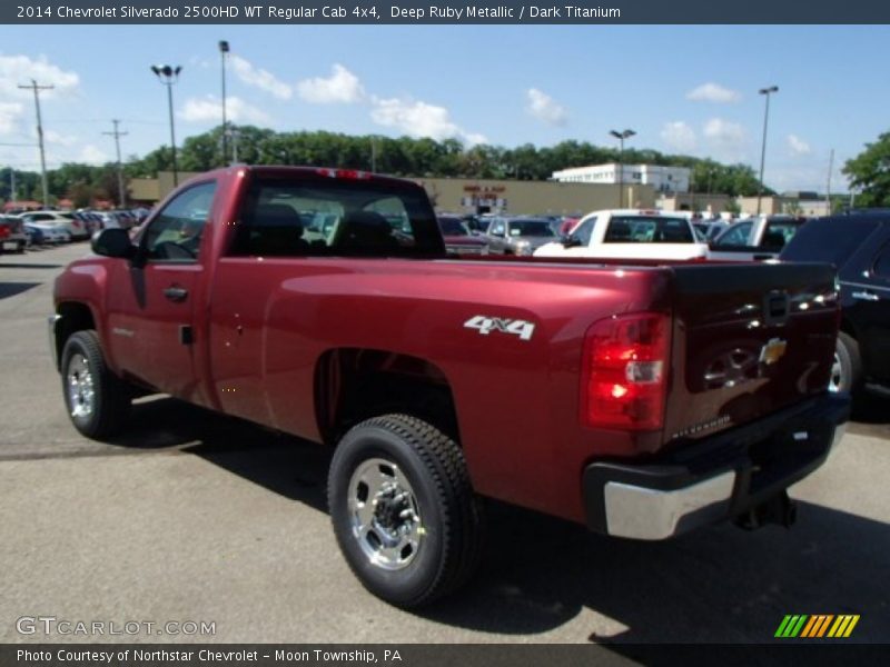 Deep Ruby Metallic / Dark Titanium 2014 Chevrolet Silverado 2500HD WT Regular Cab 4x4