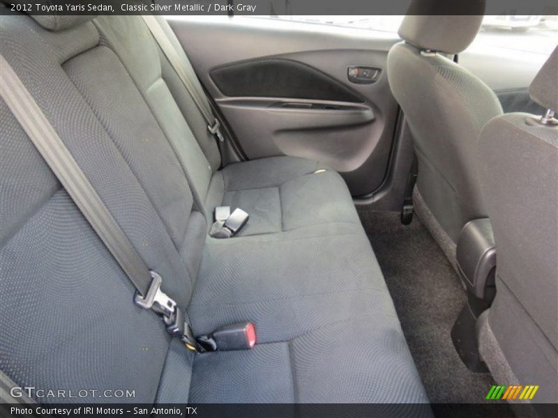 Classic Silver Metallic / Dark Gray 2012 Toyota Yaris Sedan