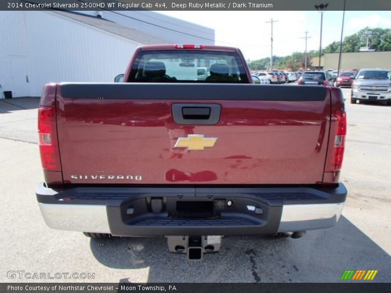 Deep Ruby Metallic / Dark Titanium 2014 Chevrolet Silverado 2500HD WT Regular Cab 4x4