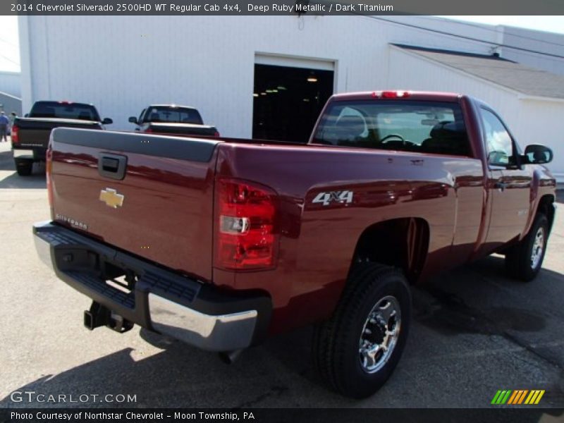 Deep Ruby Metallic / Dark Titanium 2014 Chevrolet Silverado 2500HD WT Regular Cab 4x4