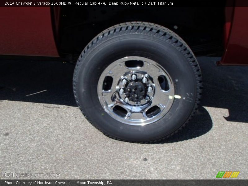 Deep Ruby Metallic / Dark Titanium 2014 Chevrolet Silverado 2500HD WT Regular Cab 4x4