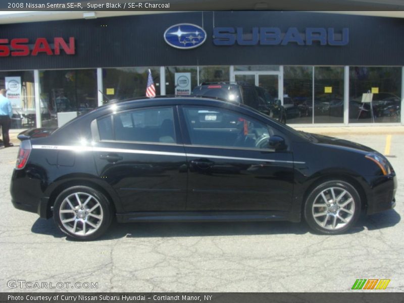 Super Black / SE-R Charcoal 2008 Nissan Sentra SE-R
