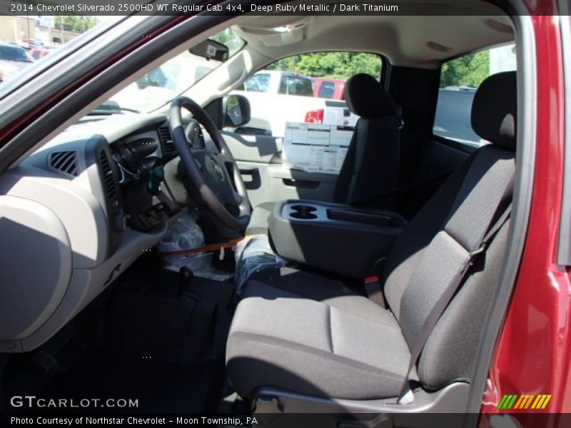 Deep Ruby Metallic / Dark Titanium 2014 Chevrolet Silverado 2500HD WT Regular Cab 4x4