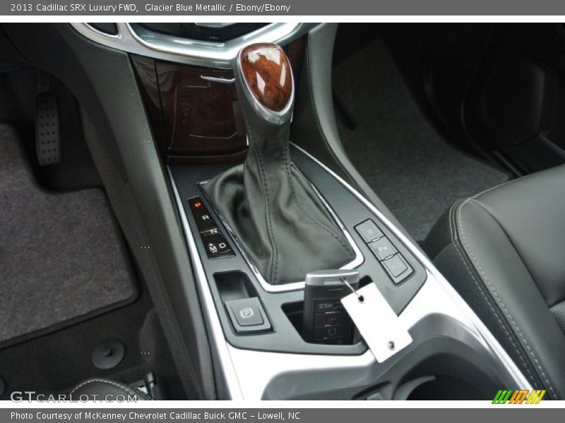 Glacier Blue Metallic / Ebony/Ebony 2013 Cadillac SRX Luxury FWD