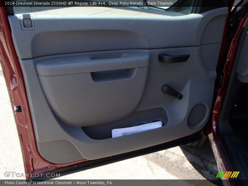 Deep Ruby Metallic / Dark Titanium 2014 Chevrolet Silverado 2500HD WT Regular Cab 4x4