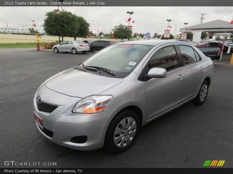 Classic Silver Metallic / Ash Gray 2012 Toyota Yaris Sedan