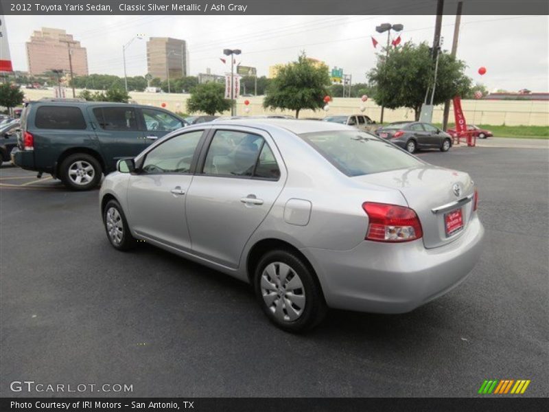Classic Silver Metallic / Ash Gray 2012 Toyota Yaris Sedan