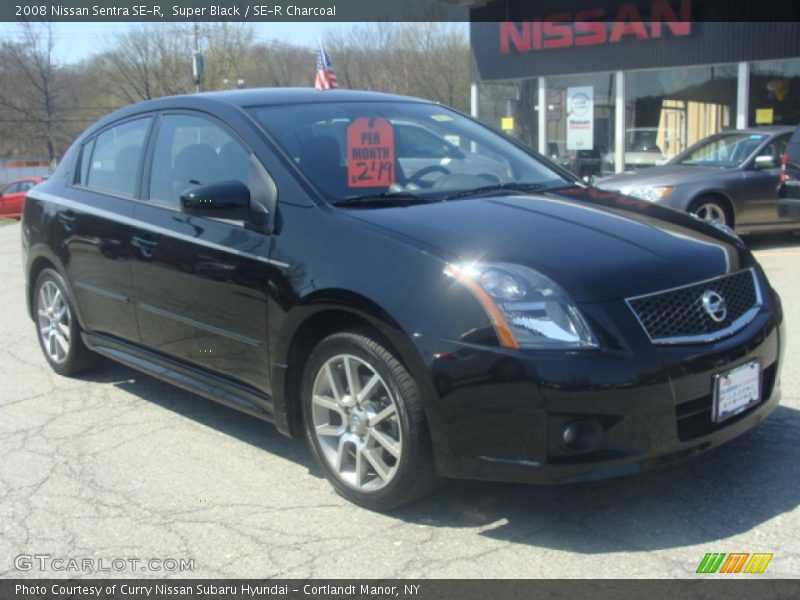 Super Black / SE-R Charcoal 2008 Nissan Sentra SE-R