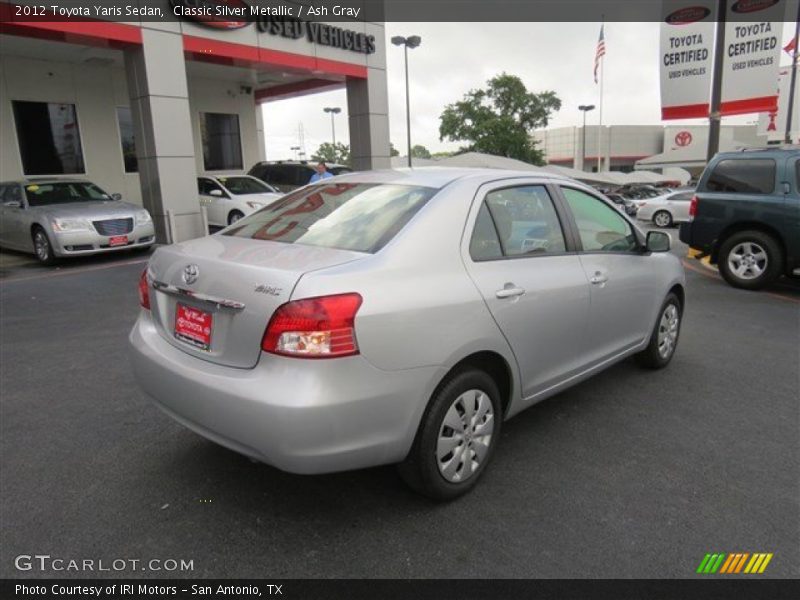 Classic Silver Metallic / Ash Gray 2012 Toyota Yaris Sedan