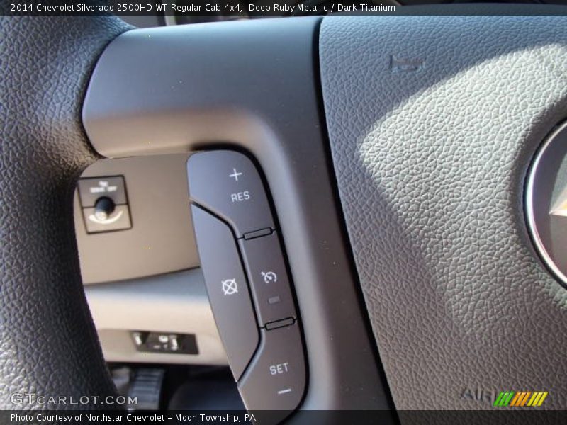 Deep Ruby Metallic / Dark Titanium 2014 Chevrolet Silverado 2500HD WT Regular Cab 4x4