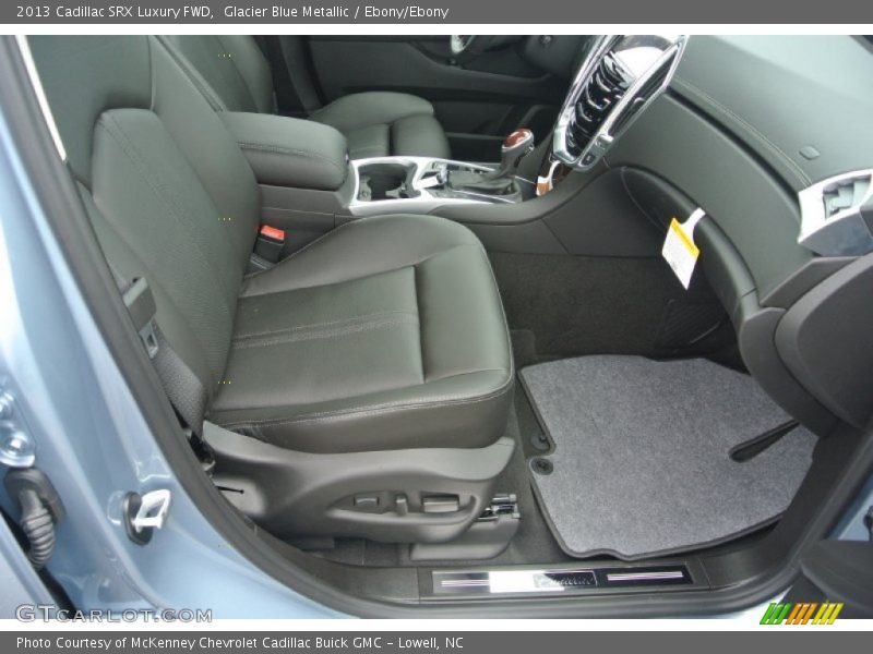 Glacier Blue Metallic / Ebony/Ebony 2013 Cadillac SRX Luxury FWD