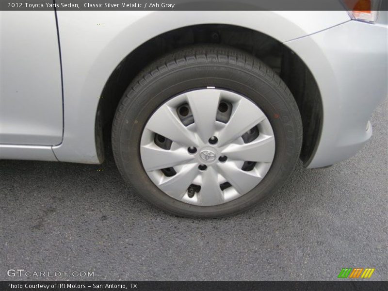Classic Silver Metallic / Ash Gray 2012 Toyota Yaris Sedan