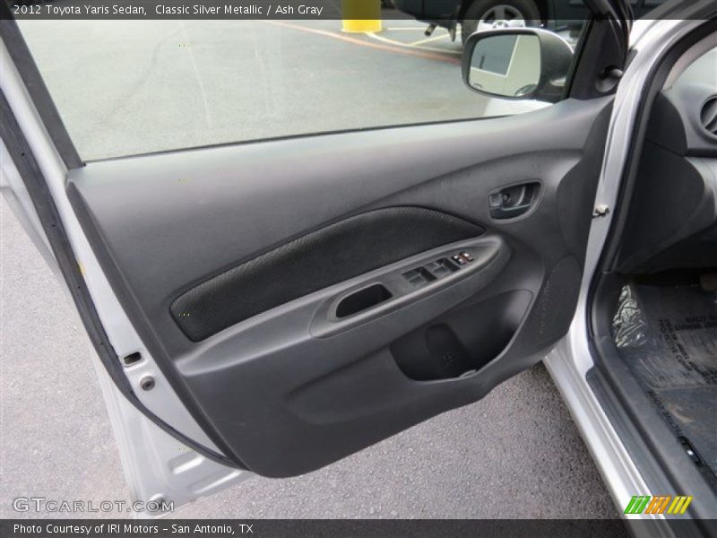 Classic Silver Metallic / Ash Gray 2012 Toyota Yaris Sedan